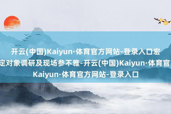 开云(中国)Kaiyun·体育官方网站-登录入口宏华数科进行了特定对象调研及现场参不雅-开云(中国)Kaiyun·体育官方网站-登录入口